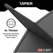 Pluma Dardos Viper Cool Flights Slim Black - 4