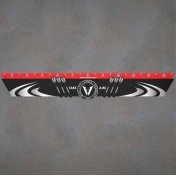 Linea Tiro Dardos Viper Edge Throw Line Marker Red - 4