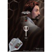  Plumas Condor Shape Over Kill Marble White Yuki Yamada L 33.5mm 3 Uds.  - 5