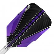 Pluma Dardos Viper Flights Black Flux Standard Purple - 2