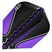 Pluma Dardos Viper Flights Black Flux Standard Purple - 1
