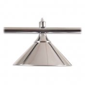 Lámpara Billar 3 Tulipas Plata - 3