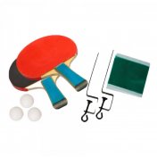 Pack de 2 Palas Ping Pong + Soporte + Red + 3 Bolas Modelo Uranus