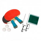 Pack de 2 Palas Ping Pong + Soporte + Red + 3 Bolas Modelo Uranus - 1