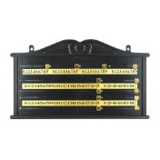 Marcador Billar Snooker PVC Negro - 3