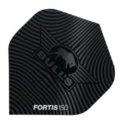  Plumas Bulls Darts Fortis Flights Standard Negro  - 3