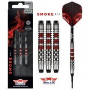  Dardos Bulls Darts Smoke Red A 90% 18gr  - 3