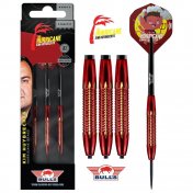  Dardos Bulls Darts Kim Huybrechts Hurricane Shell Latón revestido 21gr  - 3