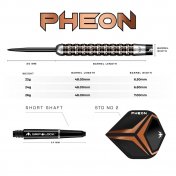 Dardos Mission Pheon 90% 22gr - 5