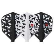 Plumas Fit Flight I Love Dogs Shape - 2
