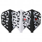 Plumas Fit Flight I Love Dogs Shape - 1