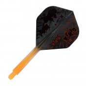 Plumas Condor Axe Standard Matt Campbell Ginja Ninja M 27.5mm 3 Uds. Naranja Neon  - 1