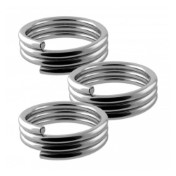 Muelles 3 Unidades Plata Stem Grip Springs - 2