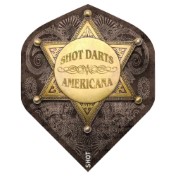 Plumas Shot Darts Americana Tin Standard - 2