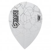  Plumas Bulls Darts Shape 100 White Pear  - 1