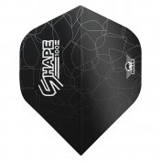  Plumas Bulls Darts Shape 100 Black Standard  - 1