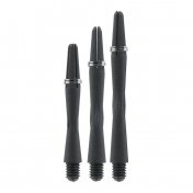  Cañas Bulls Carboni Shafts + Rings Corta 36mm Negro  - 1
