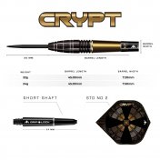 Dardos Mission Crypt M1 Black & Gold PVD 90% 22gr - 7