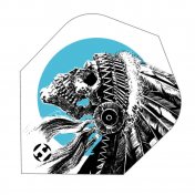 Plumas Harrows Darts Prime Indian Skull 7546 - 3