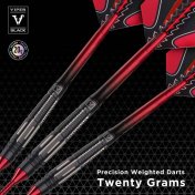 Dardos Viper Darts Viper Black Flux 90% 20gr - 2