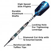 Dardos Viper Astro Darts 80% 18gr - 3