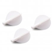 Plumas Flights Darts Cuesoul Tero AK4 White Pear - 1