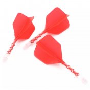 Plumas Cuesoul Rost T19 Big Wing Talla M 69mm Clear Red - 1