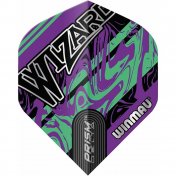 Plumas Winmau Darts Prism Delta Wizard Purple Green Flight