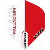 Plumas Winmau Darts Standard Rhino Pallatium Red White - 1