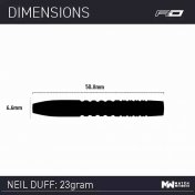 Dardos Red Dragon Neil Duff 90% 23g  - 6