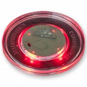 Disco Mesa Aire Led Rojo 65mm - 1