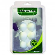 Pack 6 Bolas Futbolin Blanca Blister 20gr 35.5mm - 2