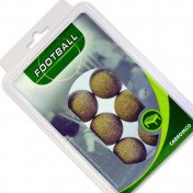 Pack 6 Bolas Futbolin Corcho Natural Blister 8gr 35.5mm - 3