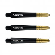 Cañas Winmau Darts Vecta Shaft Black Gold 40mm  - 2