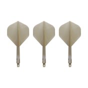 Plumas Condor Axe Standard Metallic Champagne Gold L 33.5mm 3 Uds. - 3