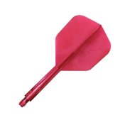 Plumas Condor Axe Shape Metallic Rojo S 21.5mm 3 Uds.