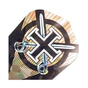 Plumas Harrows Darts Hologram Standard Cruz Espadas - 3