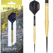 Dardos Loxley Darts Robin Model 1 Gold 22g 90% Punta Acero - 1