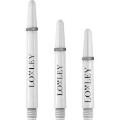 Cañas Nylon Loxley Darts Blanca Corta 34mm - 1