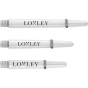 Cañas Nylon Loxley Darts Blanca Intermedia 41mm - 2