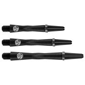 Cañas Shot Darts Tao Carbon Shaft Negro Larga 45mm - 2