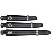 Cañas Shot Darts Koi Carbon Shaft Negro Corta 35mm - 3