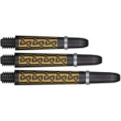 Cañas Shot Darts Koy Carbon Helioknot Dorada Larga 48mm - 3