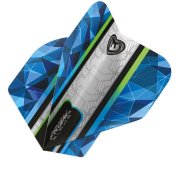 Plumas Winmau Darts Standard Prism Alpha White Blue - 2