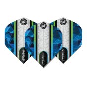 Plumas Winmau Darts Standard Prism Alpha White Blue - 3