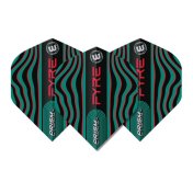 Plumas Winmau Darts Standard Prism Alpha Black Turquoise Red - 3