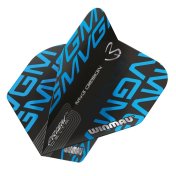 Plumas Winmau Darts Standard Prism Delta MVG Black Blue Logo - 2