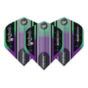 Plumas Winmau Darts Standard Prism Delta Wizard Rainbow Silver - 3