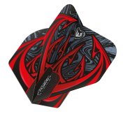 Plumas Winmau Darts Standard Prism Alpha Grey Red - 2