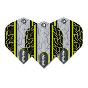 Plumas Winmau Darts Standard Prism Alpha Black Yellow - 3